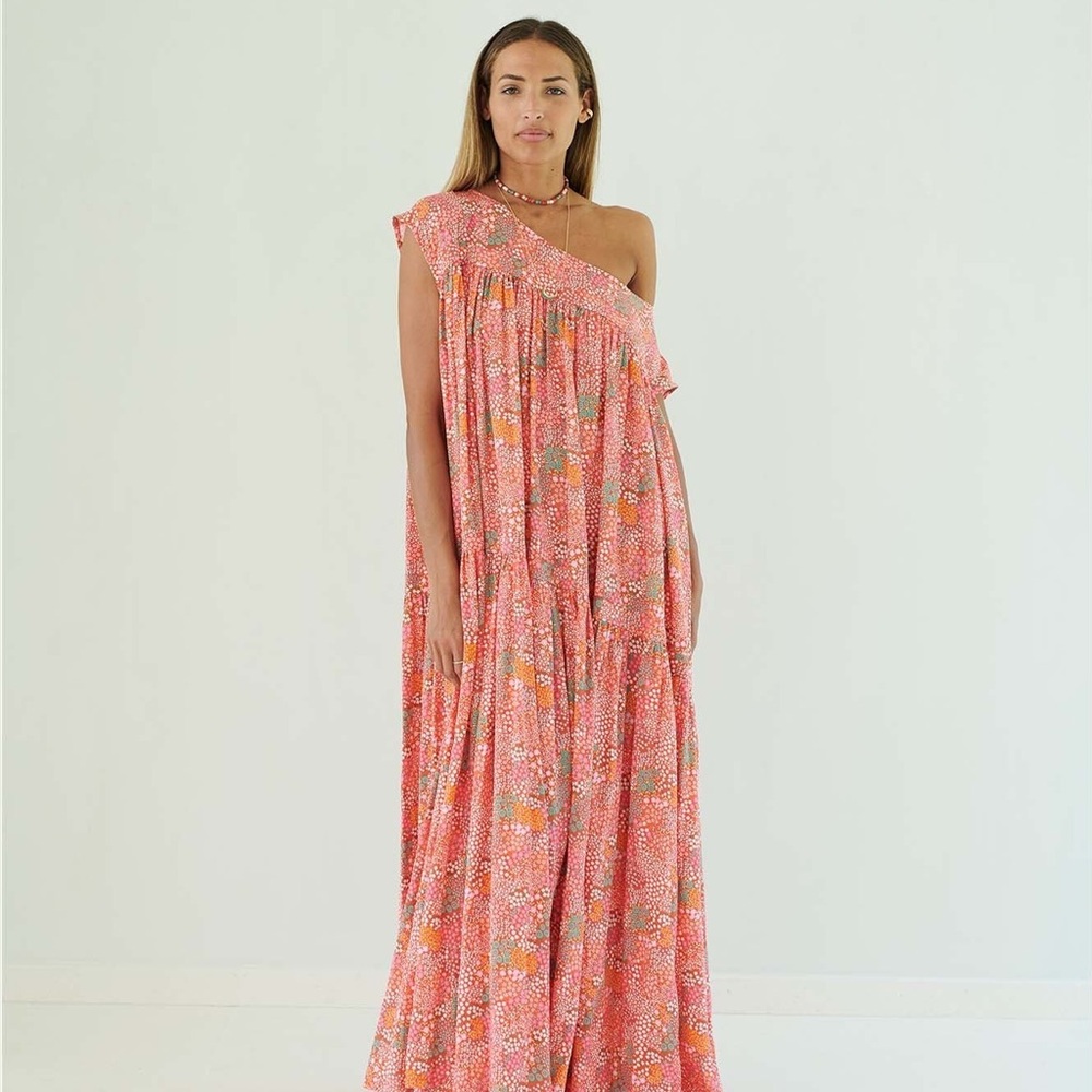 Eywasouls Malibu pink floral Caroline dress